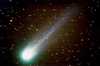 Cometa Hyakutake ripresa da Luciano Quaglietti la notte del 25/03/96 da S. Giovanni in Tuscia (VT), su pellicola Kodak Panther EPH 1600 Iso e posa 8 minuti.