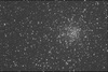 Questa immagine di M71 in Sagitta e' stata ottenuta da F. Anzellini e R. Haver sommando tra loro 4 pose da 60 secondi l'una con la CCD Pictor sul C8. E' stato applicato un filtro HighPass per ridurre la sovraesposizione del centro ammasso.