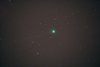 La cometa C/2006-M4 Swan in transito nel trapezio di Ercole, ripresa da Bruno Pulcinelli il 29/10/06 dall'altopiano a nord di Trevignano, con la Canon EOS350 al fuoco diretto del rifrattore Stellarvue 80mm f/6. Campo inquadrato circa 1.7 x 2.6 gradi. Stac
