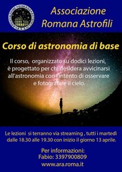 Corso Astronomia 2021