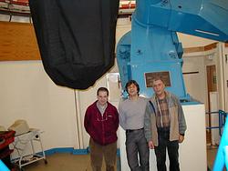 Run di una settimana di osservazioni all’ Observatorio del Roque de los Muchachos – Island of La Palma (Canary Islands/Spain) al telescopio da 1 m. JKT nel 2003 – Massimo Calabresi, Raniero Albanesi, Fabio Anzellini