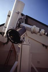Il primo tubo del telescopio.