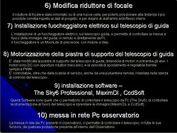 presentazione del nuovo telescopio