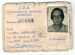 Tessera dell'81 di Luciano Quaglietti