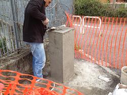 Media statale Torre Avanzata - Costruzione di una meridiana